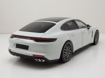 Minichamps Modellauto Porsche Panamera Turbo S 2020 weiß metallic Modellauto 1:18 Minichamps, Maßstab 1:18