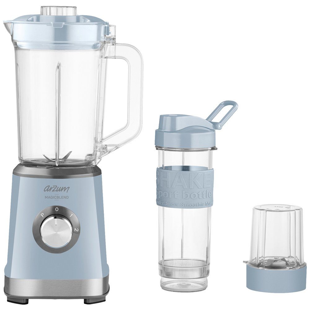 Arzum Standmixer arzum AR1159-B Standmixer 500 W Blau, 500.00 W