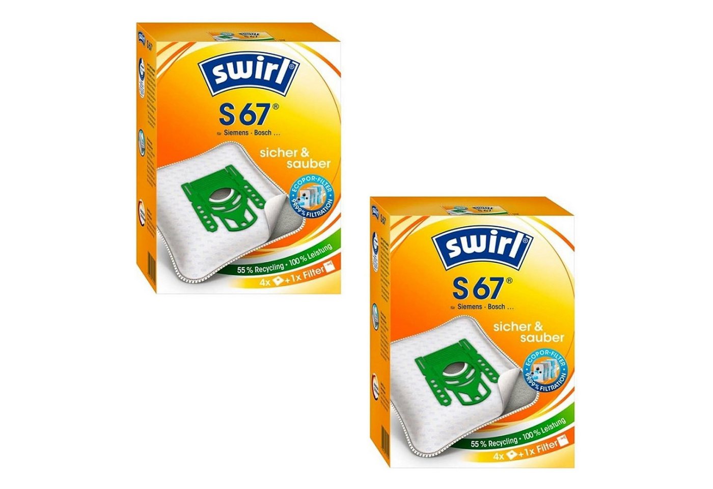 Swirl Staubsaugerbeutel