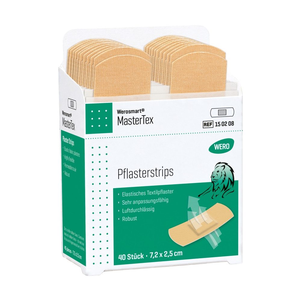 Werosmart® Wundpflaster Werosmart® MasterTex Wundpflaster (Einsatz, 40 St), Pflasterstrips