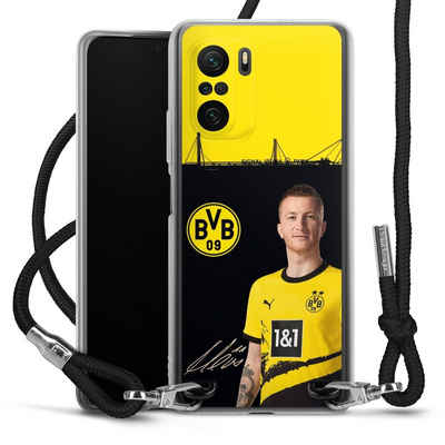 DeinDesign Handyhülle Borussia Dortmund Marco Reus BVB Marco Reus 23/24, Xiaomi Poco F3 Handykette Hülle mit Band Case zum Umhängen