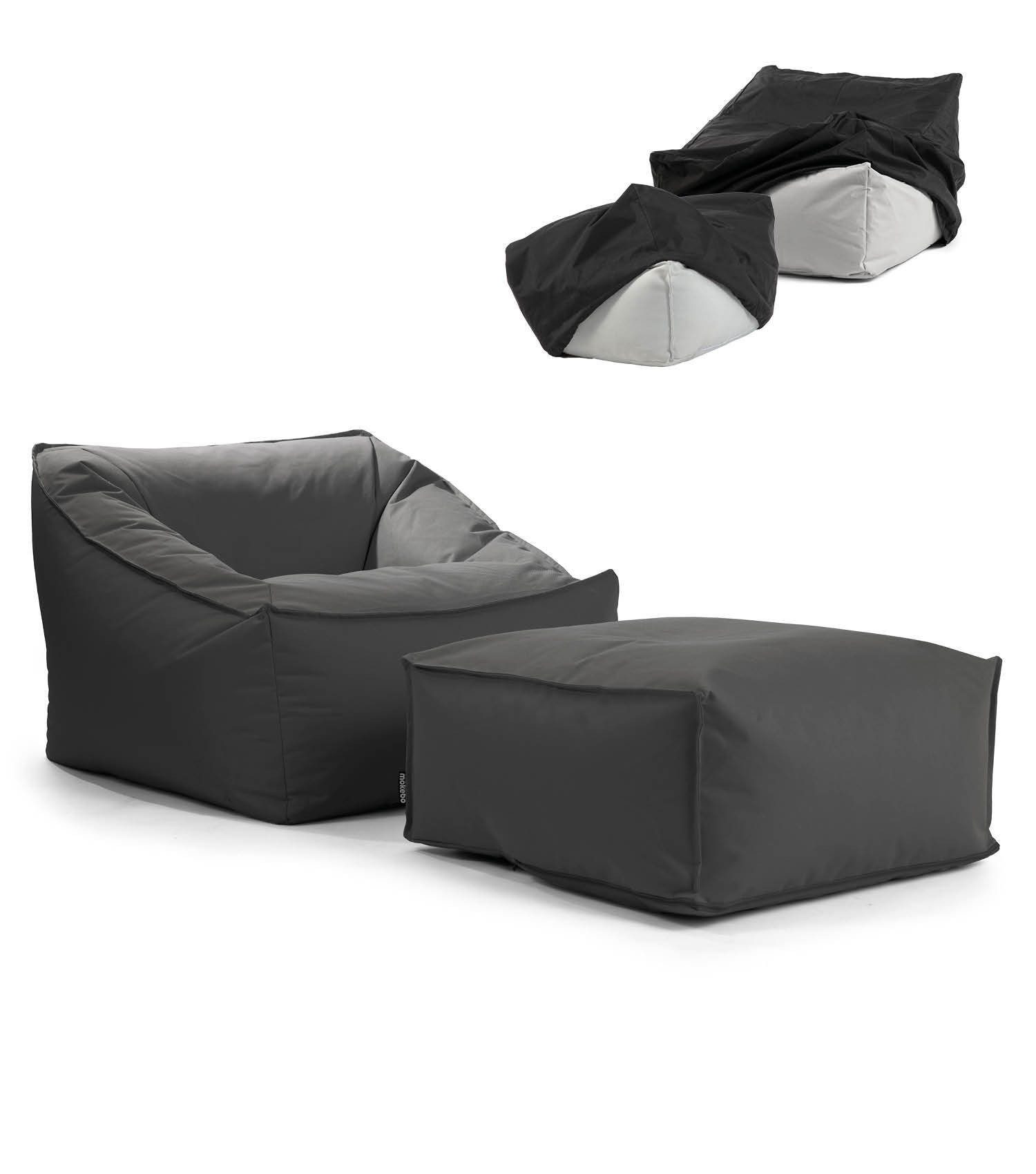 mokebo Sitzsack Der Sunnyboy (mit Hocker), günstig online kaufen