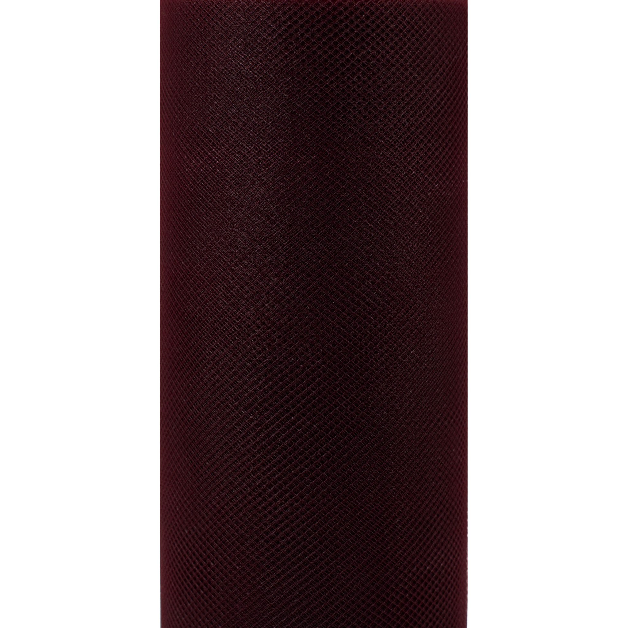 Creativery Stoff, 9m Rolle Tüll 30cm Beere