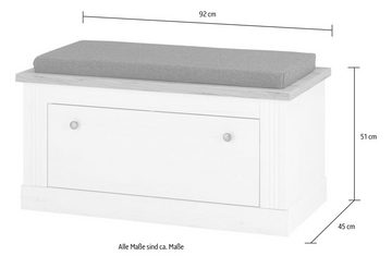 Home affaire Sitzbank WESTMINSTER, Breite ca. 92 cm, inkl. Sitzkissen