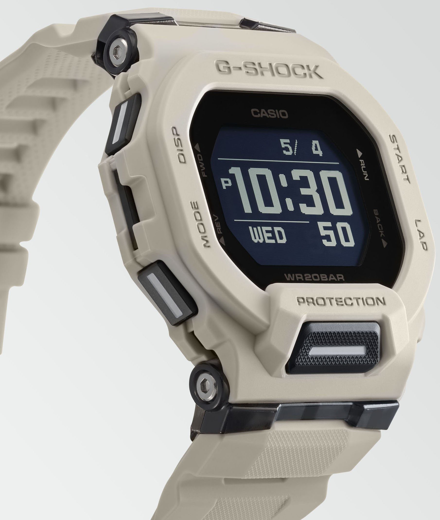CASIO G-SHOCK GBD-200 Smartwatch, Armbanduhr, Herren,Bluetooth,Schrittzähler,bis 20bar wasserd.,digital