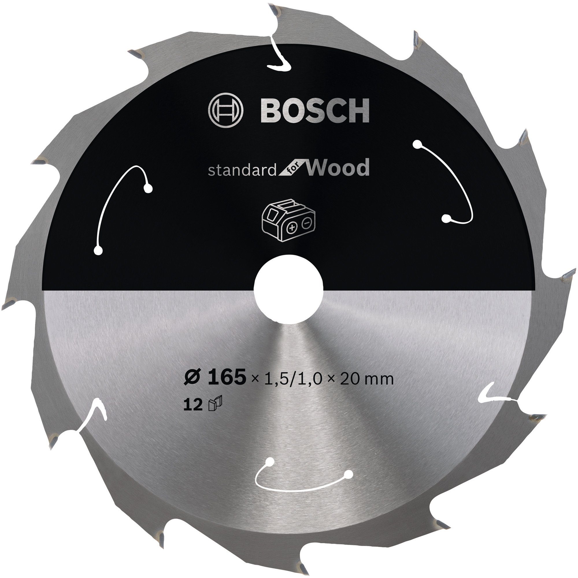 Bosch PRO624TS Präzisionssägeblatt – 16,5 Cm, 24 Zähne, Hartmetallspitzen
