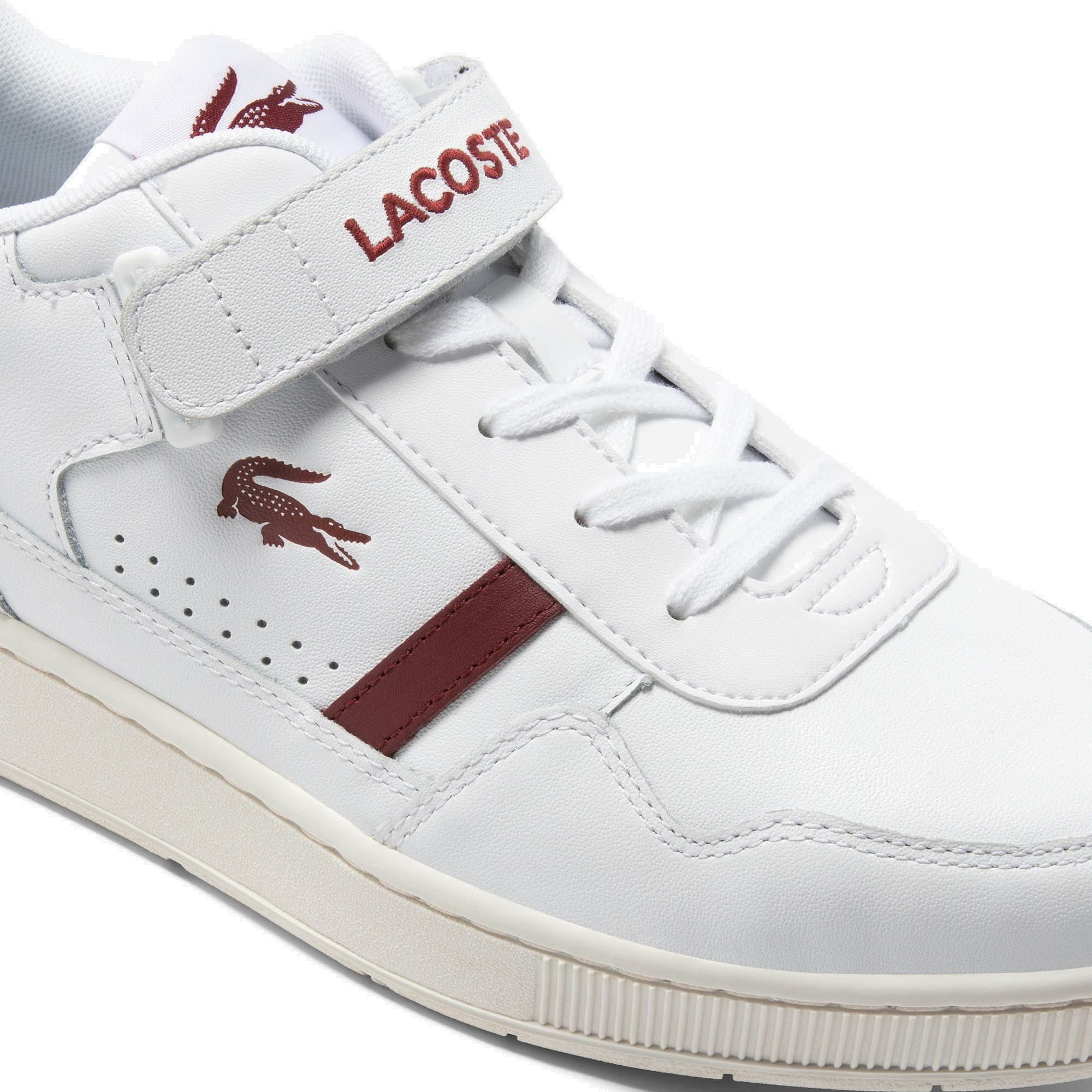 (2G1) WEISS/DUNKELROT Lacoste Sneaker