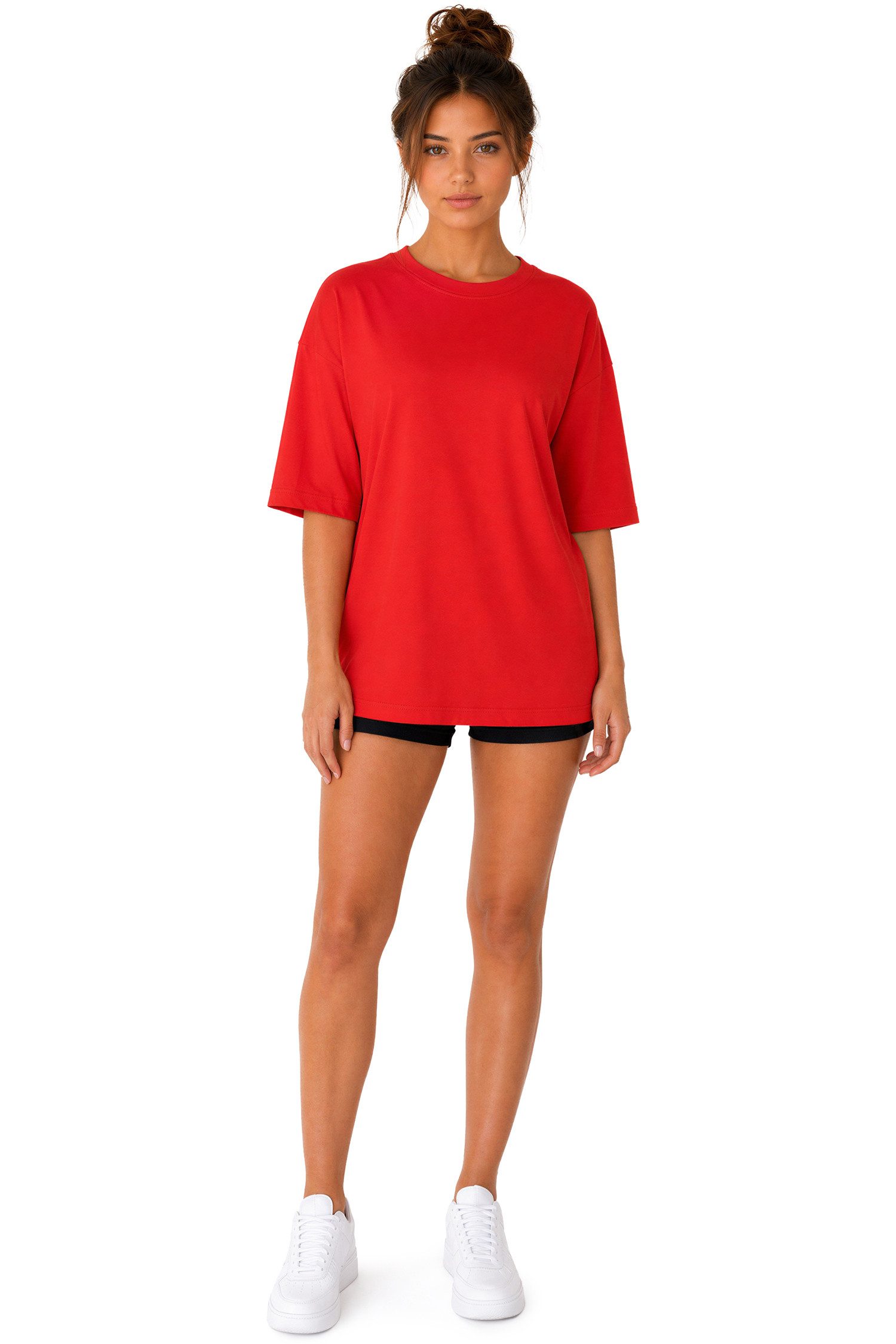 Oversize-Shirt Damen Oversized Kurzarmshirt 25RSW070