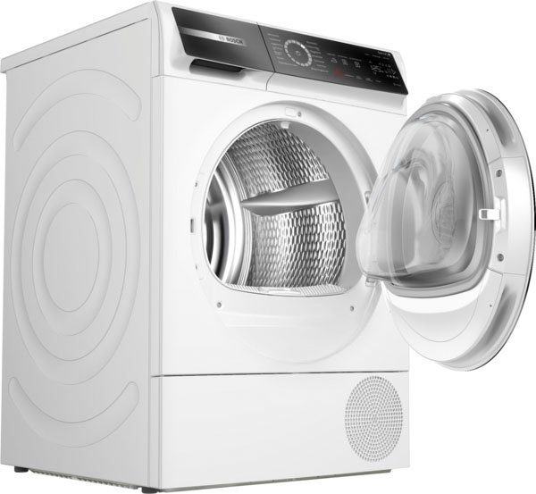 BOSCH Wärmepumpentrockner Serie 8 WQB235B40, Selbstreinigender Kondensator, Auto Dry, Smart Dry, Home Connect
