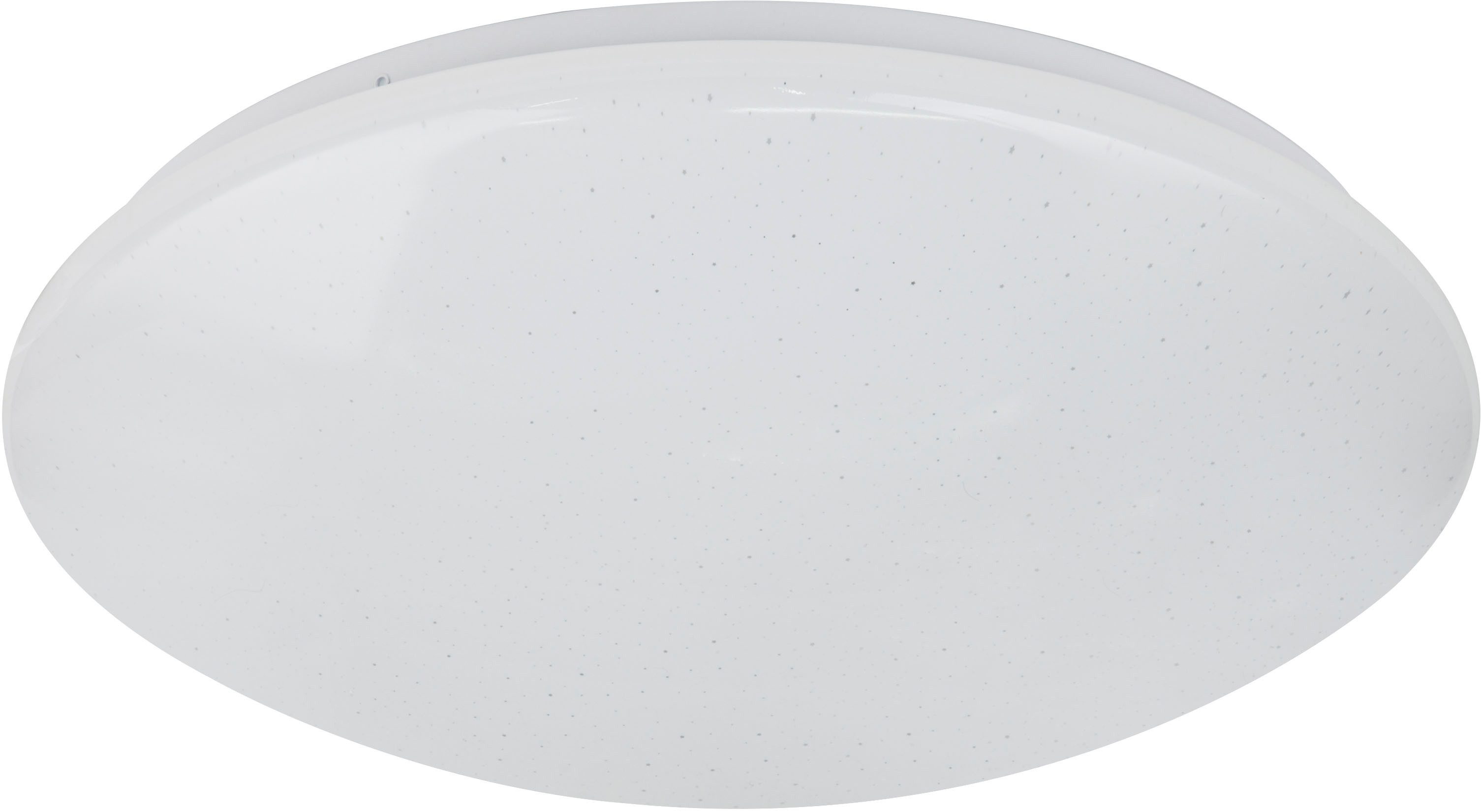 GLOBO LIGHTING Deckenleuchte ATREJU I, LED fest integriert, Deckenleuchte Weiß, Acryl sparkle, dimmbar, RGB, LED 24W