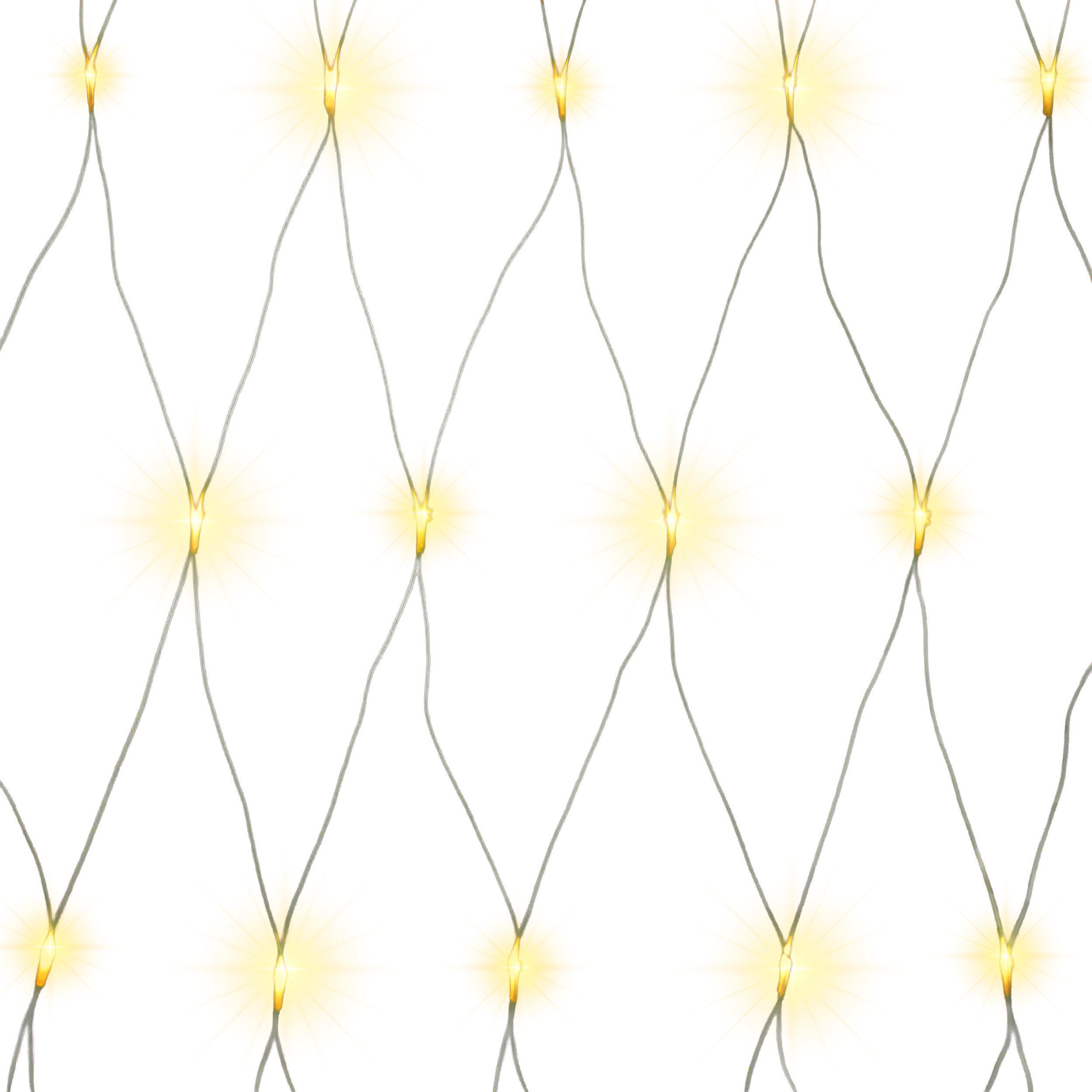 Gartenpirat LED-Lichternetz mit Kabel LED-Beleuchtung Lichterkette Weihnachtsdeko außen