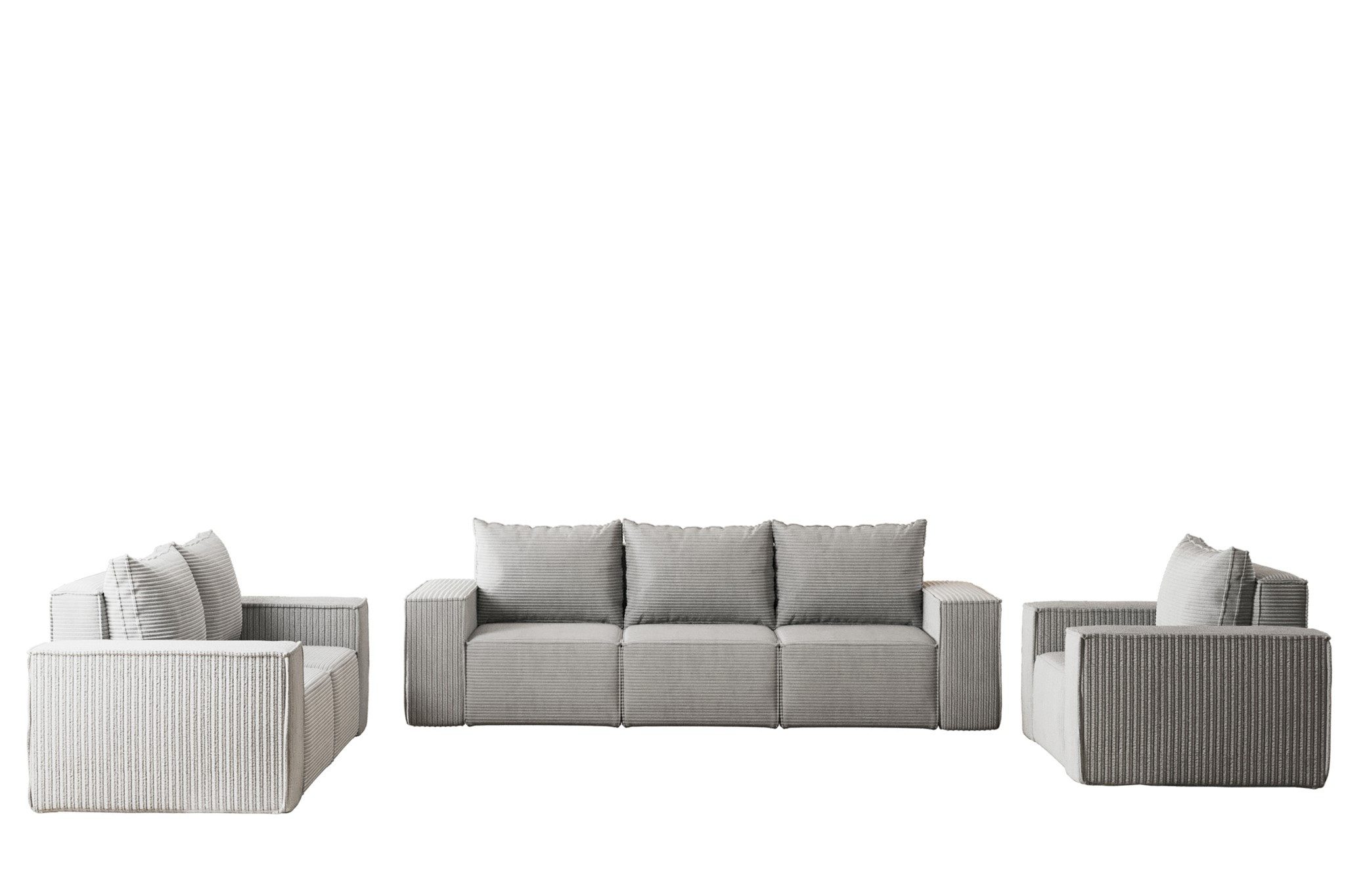 Fun Möbel Polstergarnitur Sofa-Set Designersofa ESTELLE günstig online kaufen