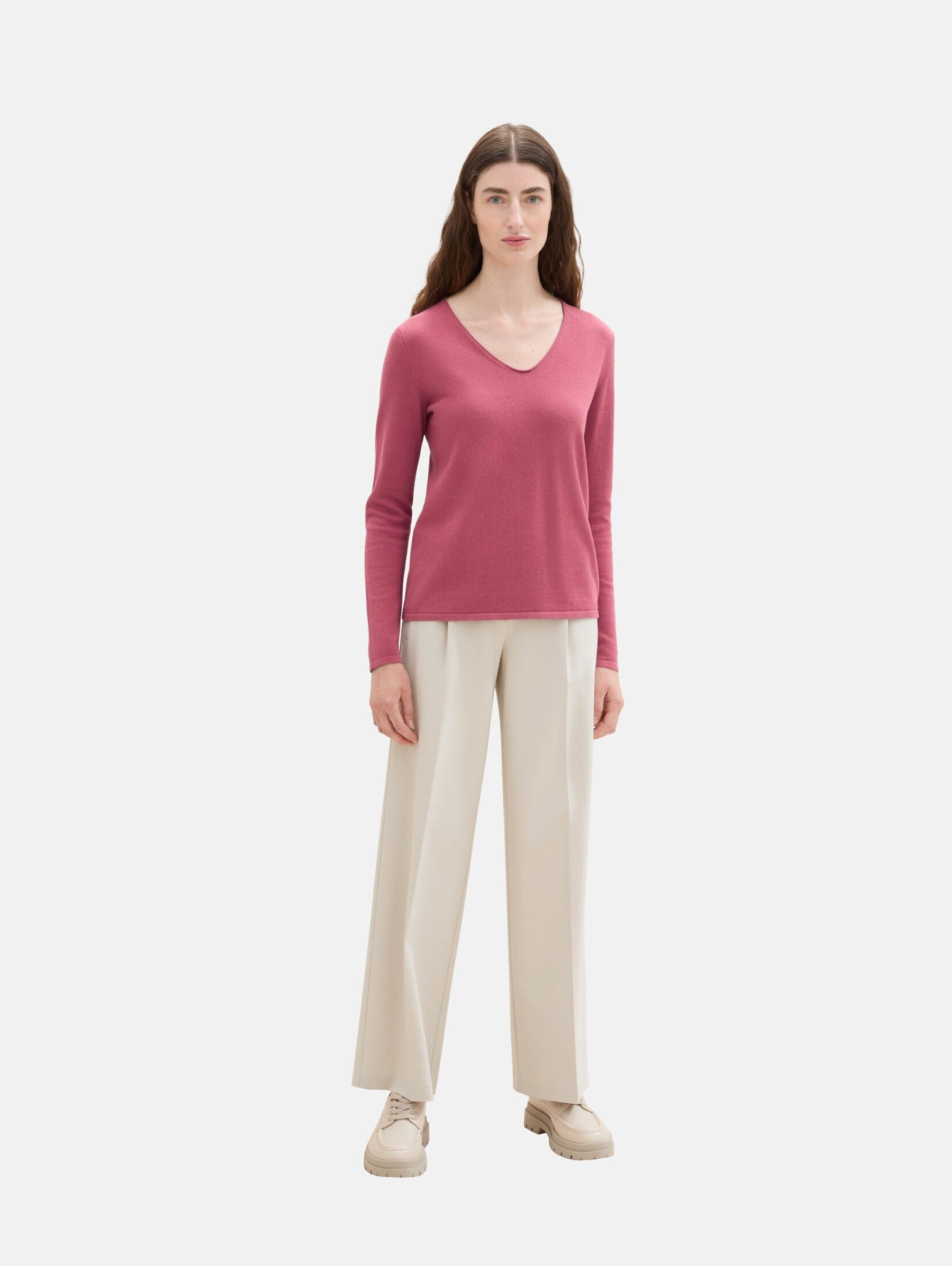 TOM TAILOR Strickpullover (1-tlg) Plain/ohne Details