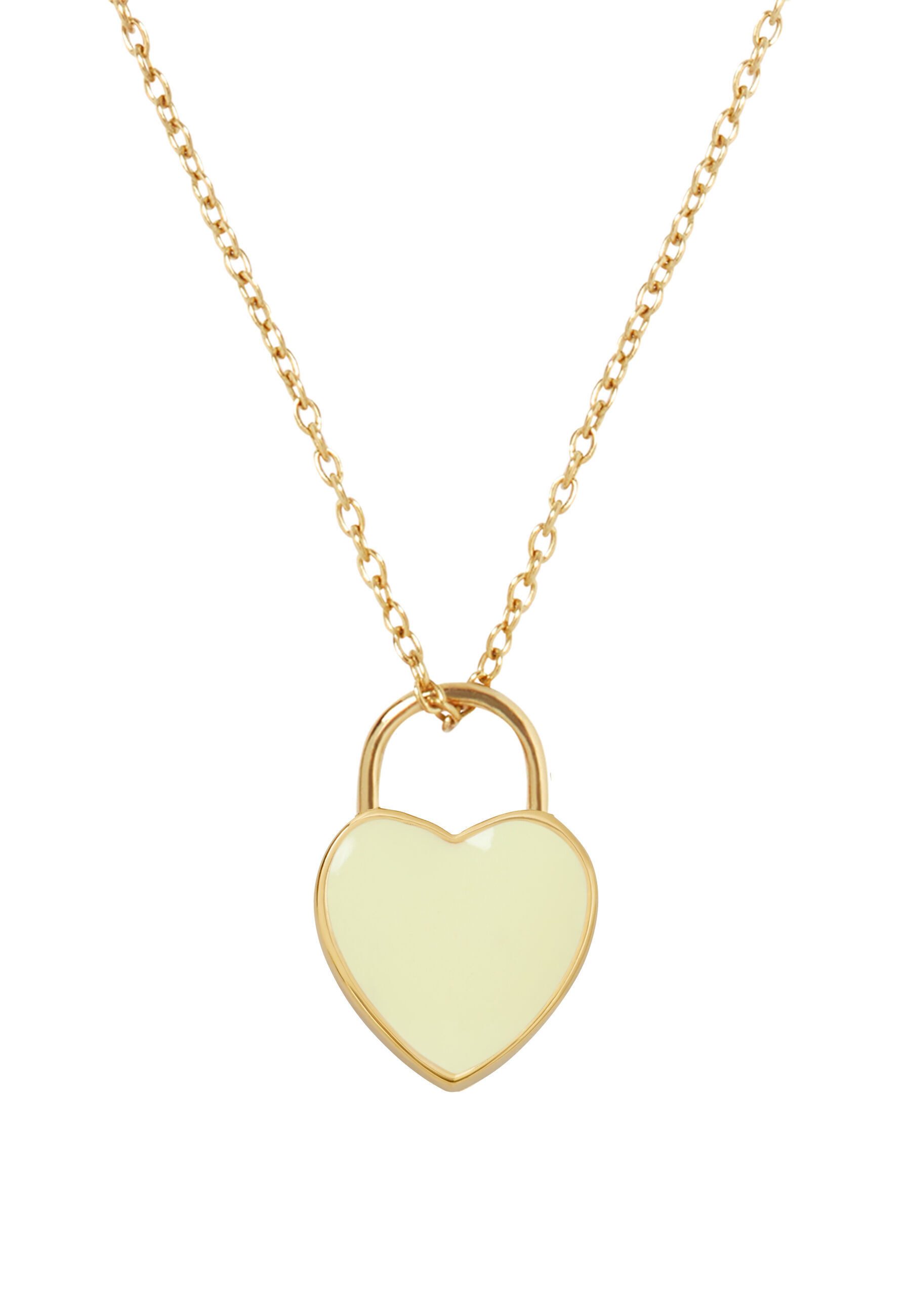 fejn jewelry Kette mit Anhänger, Herzanhänger, handgefertigter, nachhaltiger Echtschmuck