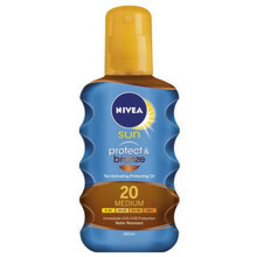Oil Nivea Spf Protect Sun 20 Sonnenschutzpflege Bronze