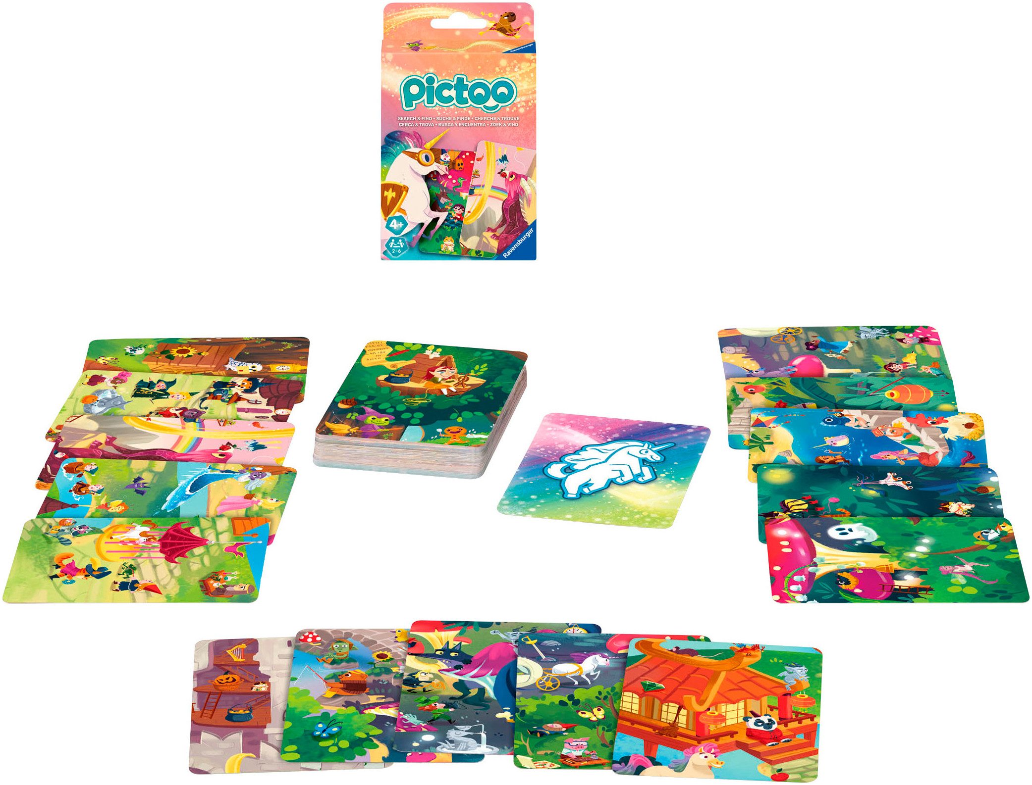 Ravensburger Spiel Pictoo Fantasy, Kinderspiel