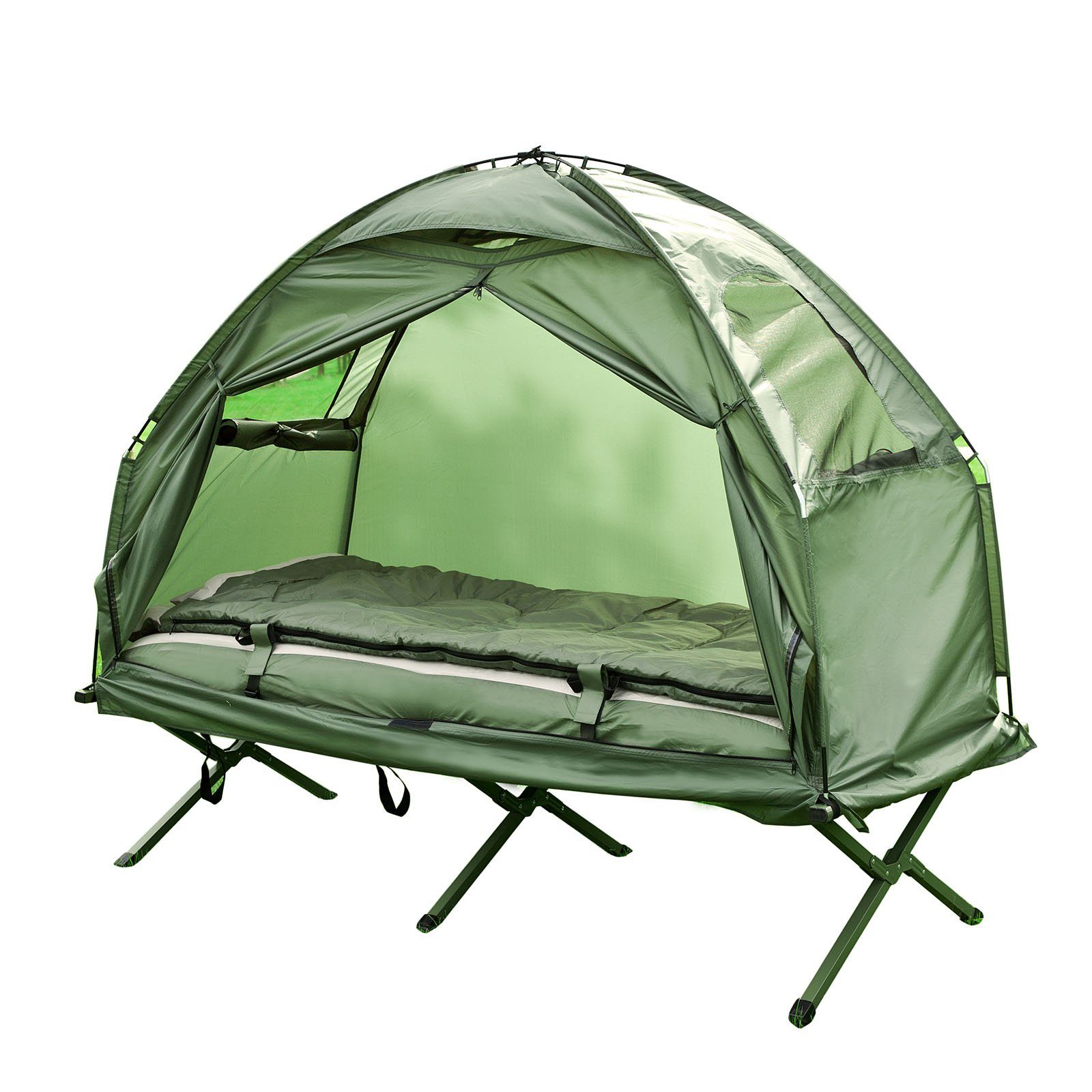 SoBuy Feldbett »OGS32« 4in1-Zelt mit Campingliege Schlafsack Luftmatratze  und Zubehör 1 Person online kaufen | OTTO