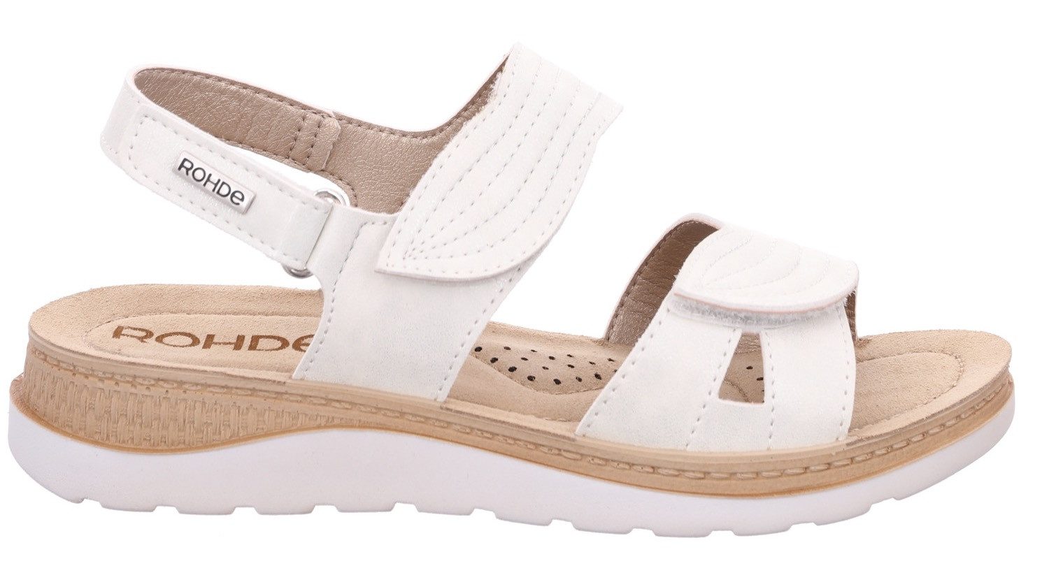 Rohde BAVIERA Riemchensandale Sommerschuh, Klettschuh, Sandale, Keilabsatz, günstig online kaufen