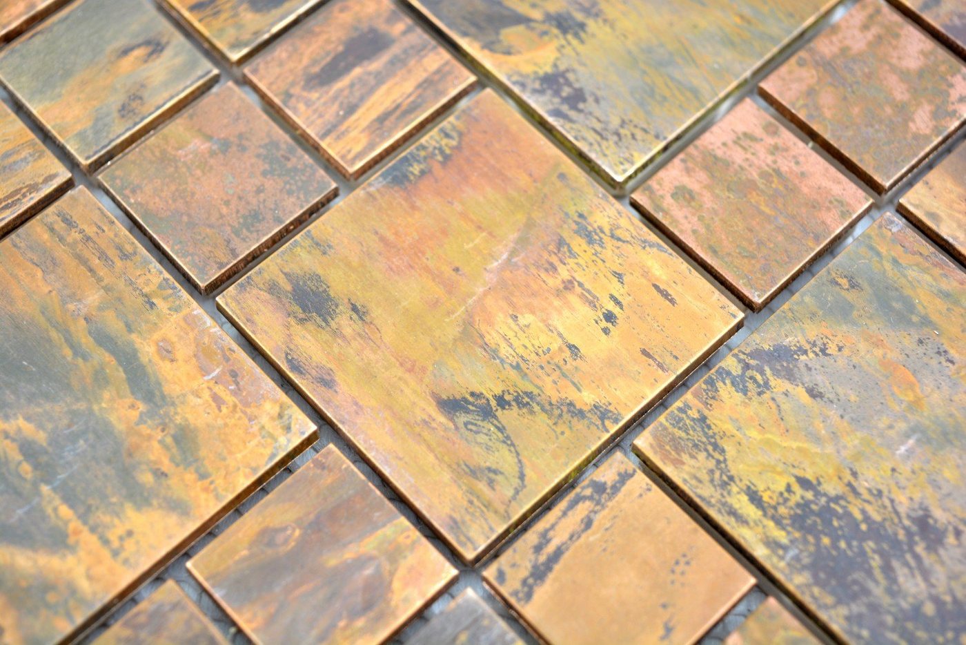 Thumbnail - Mosani Mosaikfliesen Bruch Marmormosaik Mosaikfliesen mehrfarben matt / 10 Matten