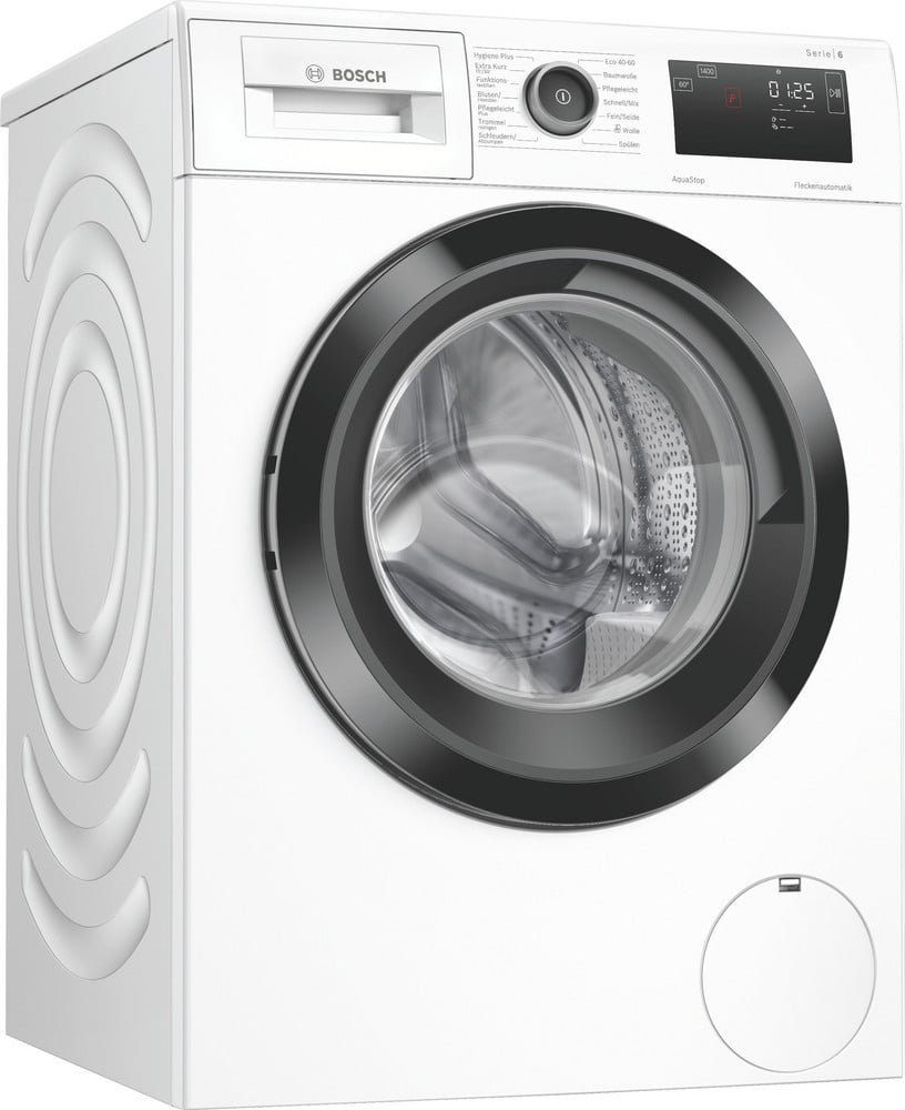 BOSCH Waschmaschine Frontlader freistehend 9 kg Home Connect EEK: A WAU28R70EX