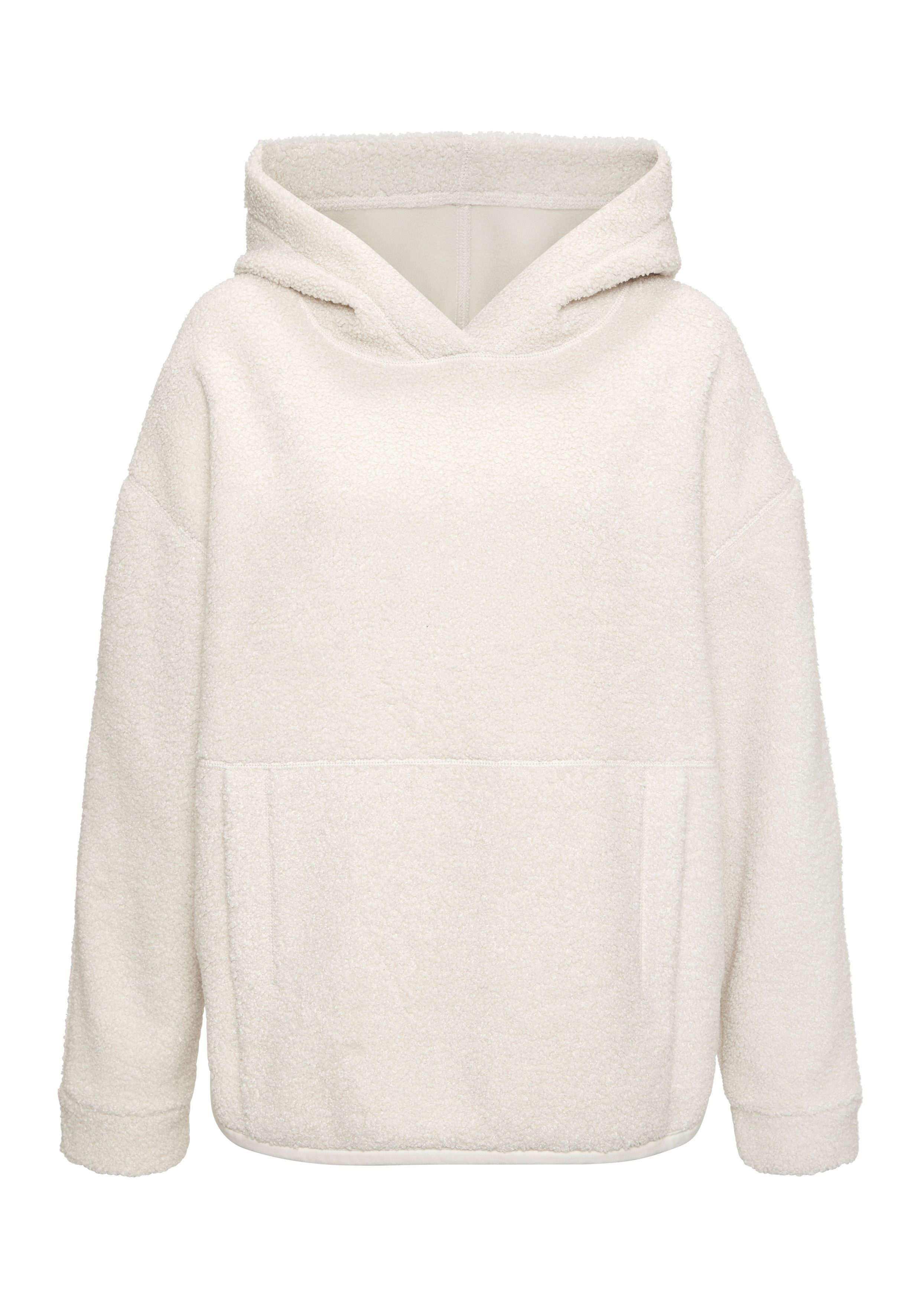 Elbsand Fleecepullover mit großem Letterprint auf dem Rücken. € 99,99