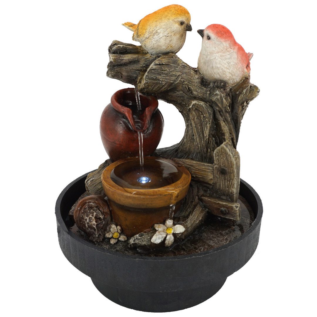 abc HOME Zimmerbrunnen elektrisch, Vögel, LED günstig online kaufen