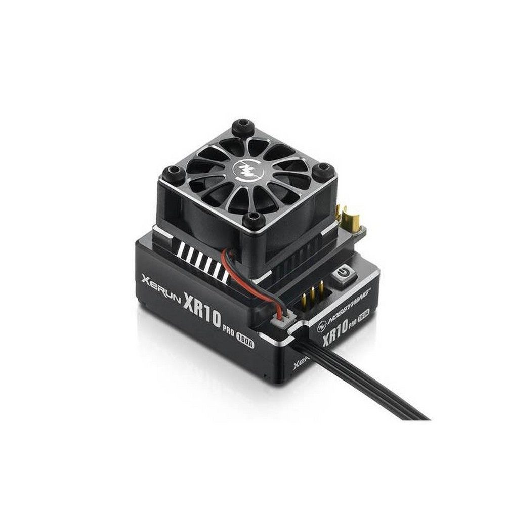 Hobbywing Modellbausatz Xerun XR10 Pro Brushless Regler Schwarz 160A, 2-3s LiPo HW-30112600