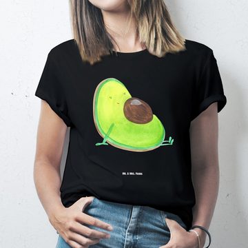 Mr. & Mrs. Panda T-Shirt Avocado schwanger - Schwarz - Geschenk, große Liebe, Gesund, Frauen, (1-tlg)