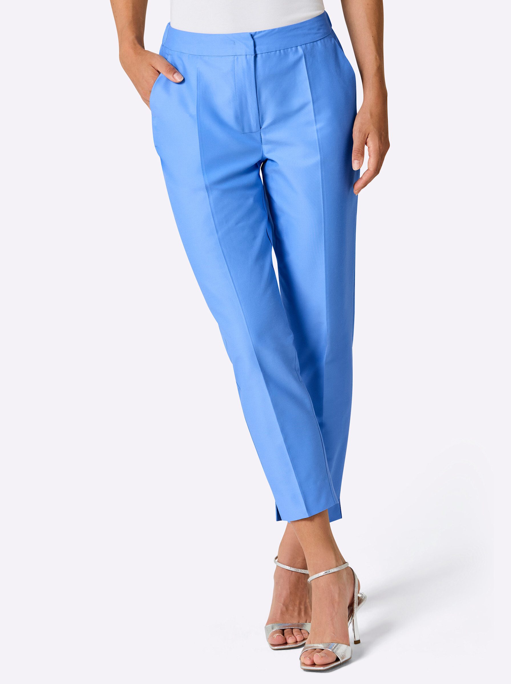 creation L Jerseyhose Seiden-Mix-Hose komfortabel