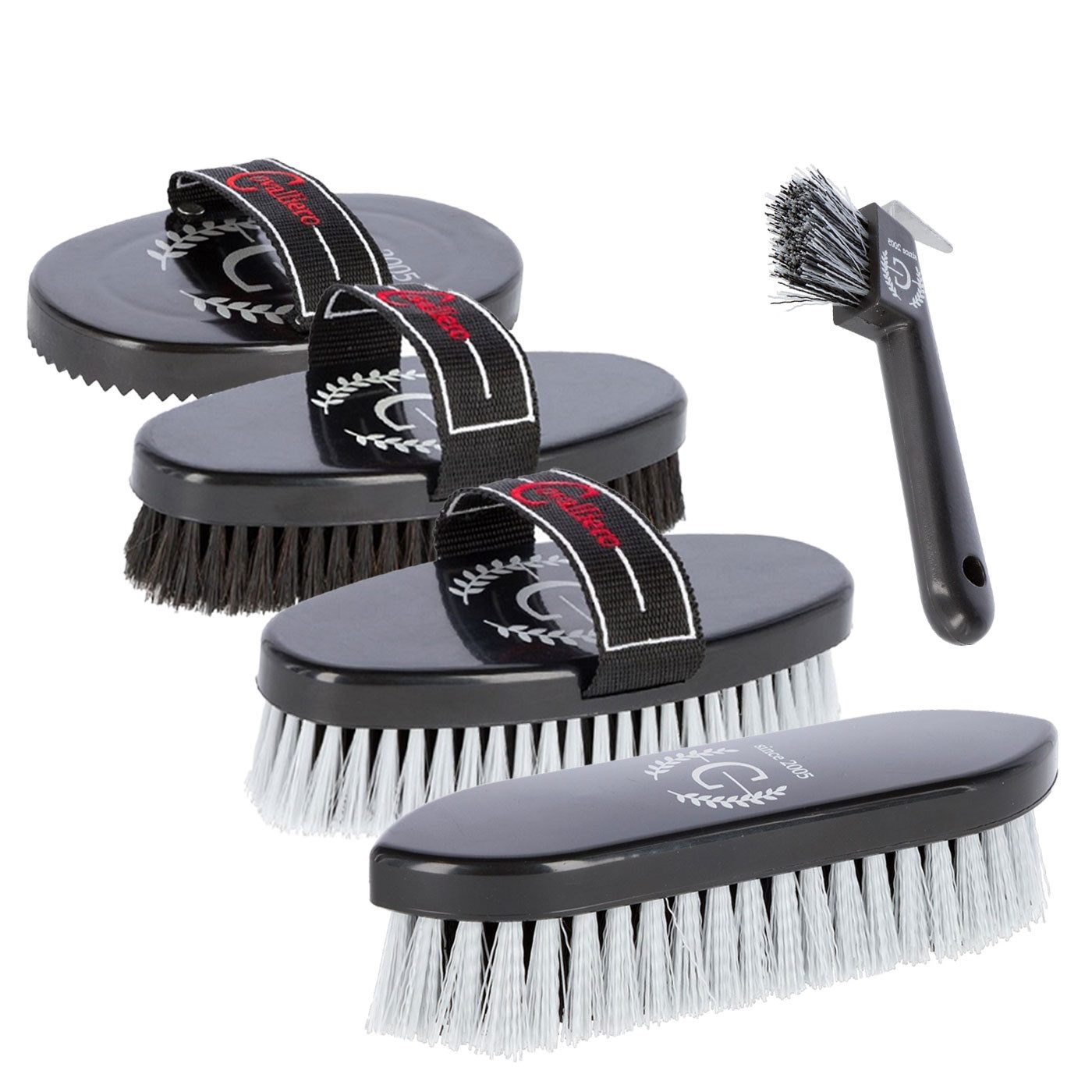 Covalliero Pferdebürste Covalliero Einsteiger-Pflegeset + gratis Hufkratzer