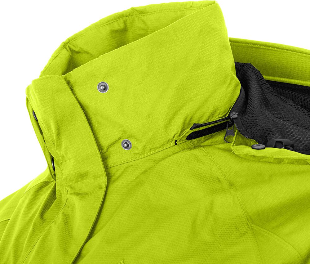 Bergson Regenjacke ROCKRIDER Damen Regenjacke, Netzfutter, 12000 mm Wassersäule, Normalgrößen, leu
