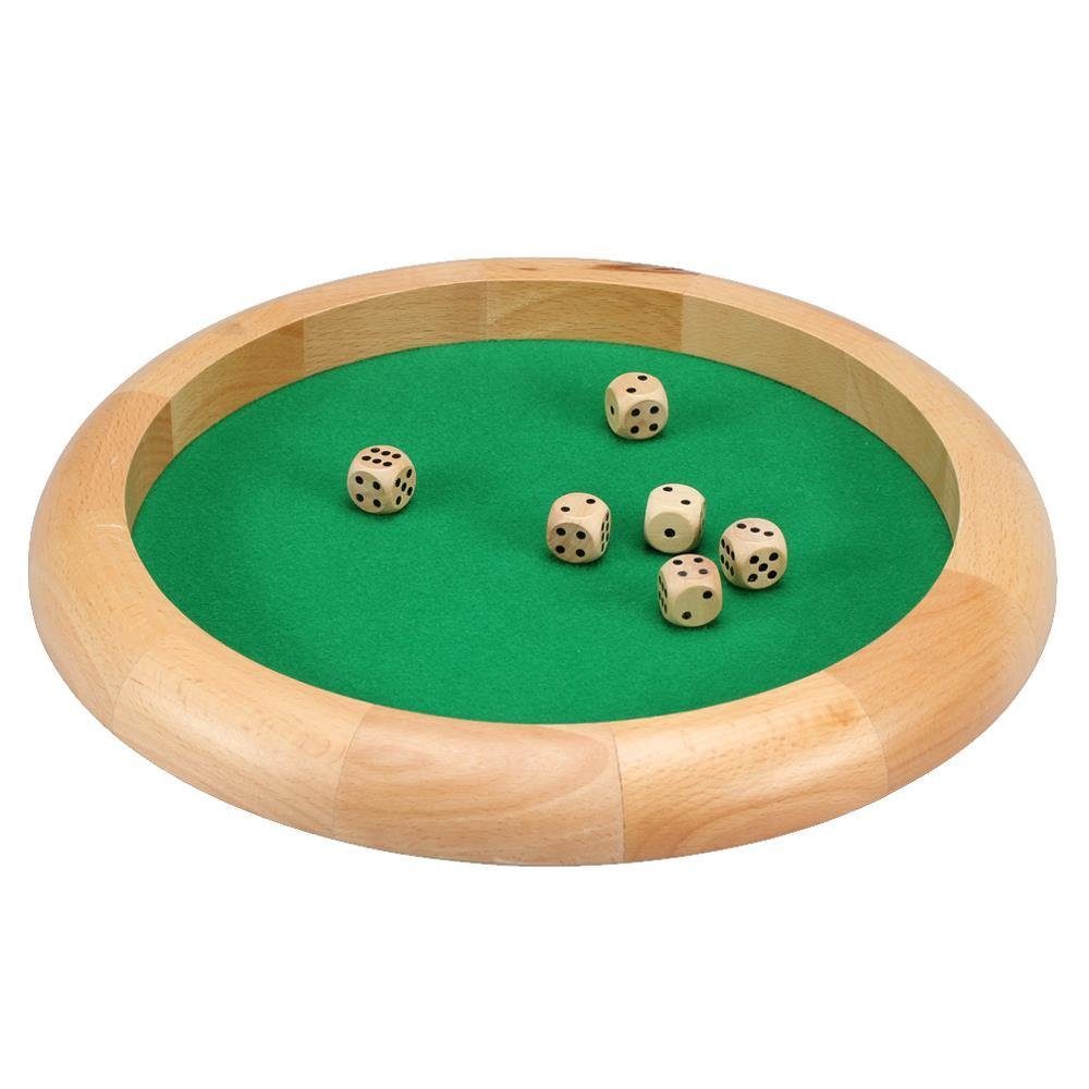 Spiel Würfelbrett groß aus Holz - 30 cm 3131