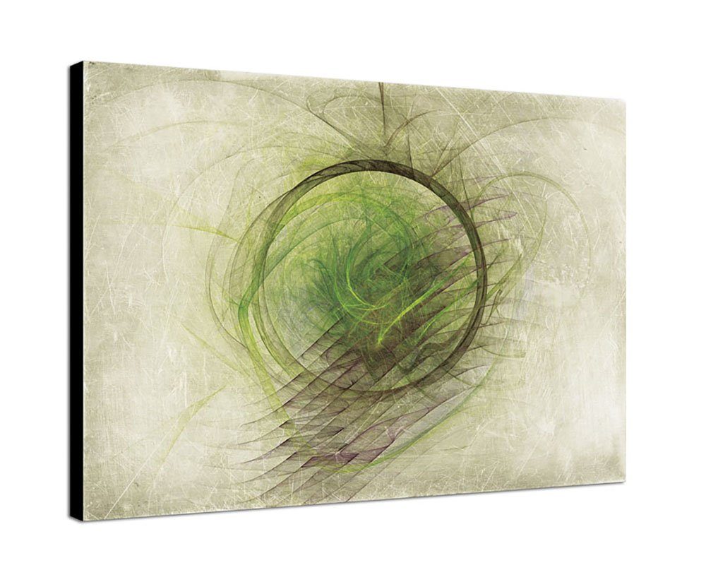 Sinus Art Leinwandbild Grüne Harmonie