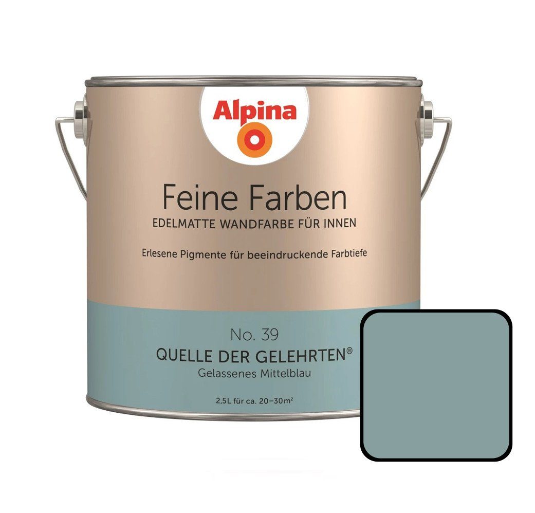 Alpina Wandfarbe Alpina Feine Farben No. 39 Quelle der Gelehrten