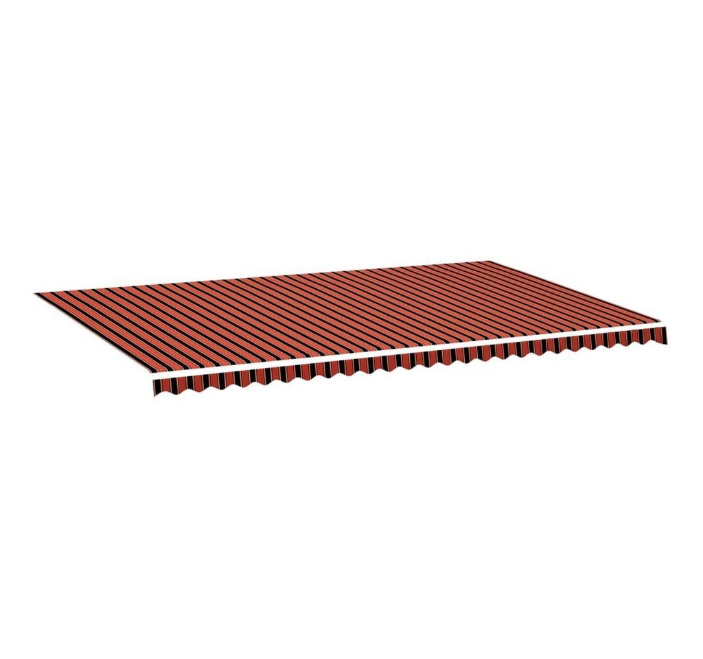 Thumbnail - furnicato Markise Markisenbespannung Orange und Braun 6x3,5 m (1-St)
