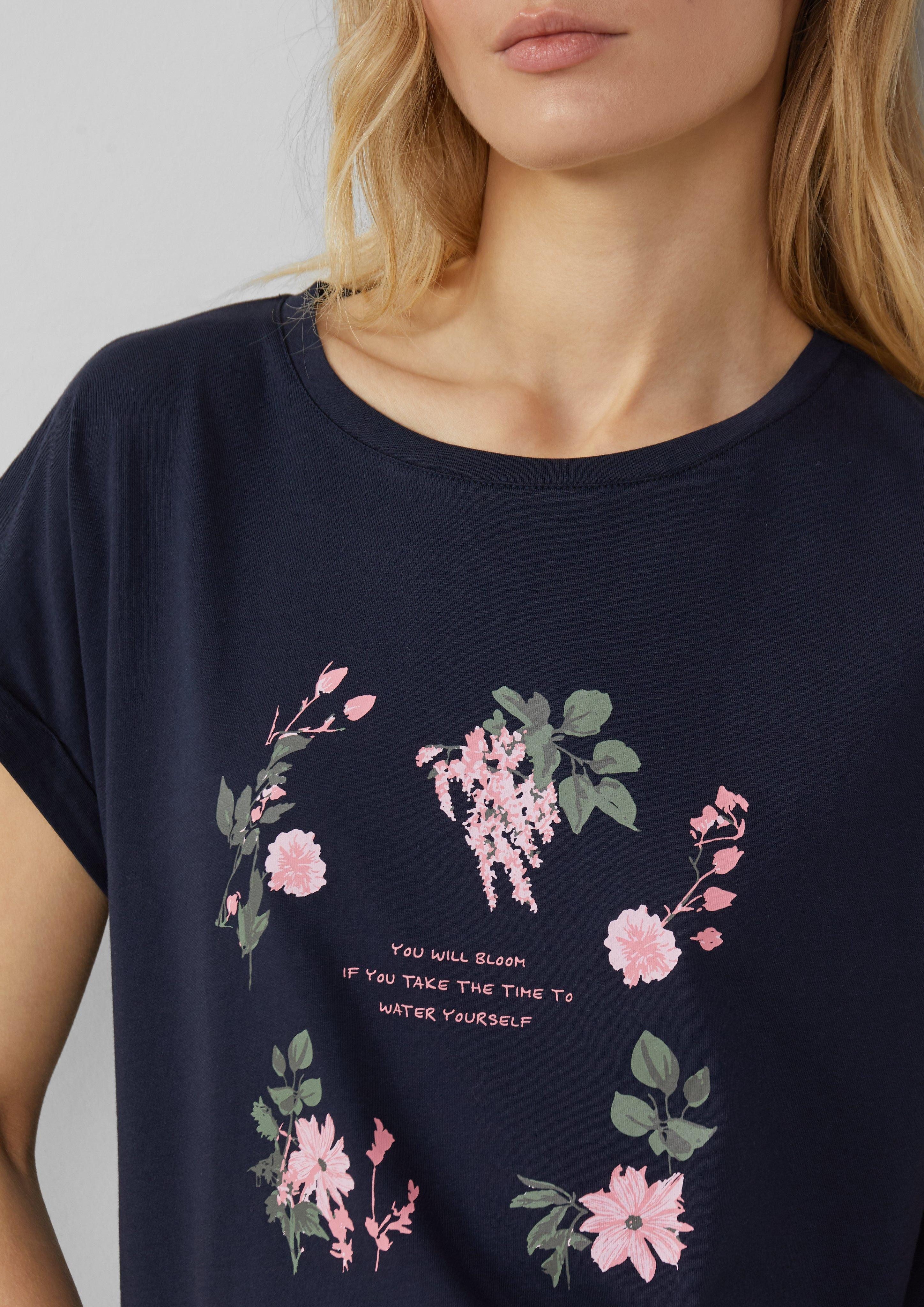 s.Oliver Shirttop T-Shirt mit Frontprint im günstig online kaufen