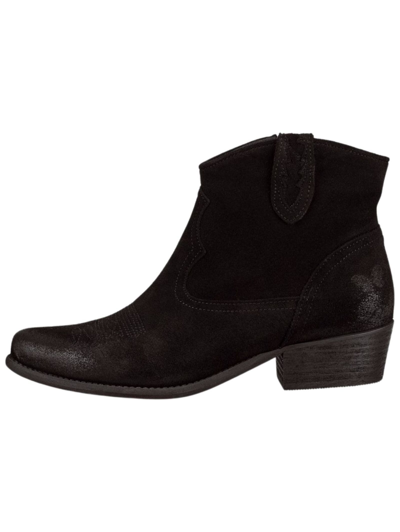 Felmini Wide Fit Stiefelette Veloursleder Cowboy günstig online kaufen