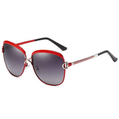 FIDDY Sonnenbrille Damen-Polarisierte Sonnenbrille mit zweifarbigen Gläsern (1-St)