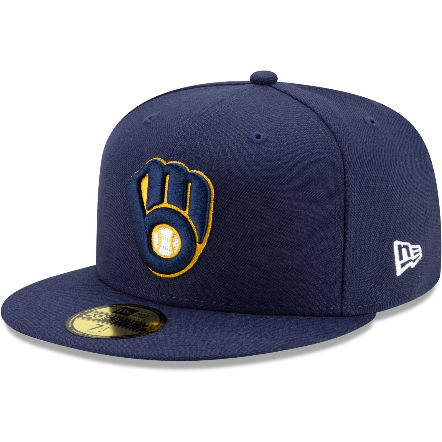 New Era Fitted Cap 59Fifty AUTHENTIC ONFIELD Milwaukee Brewers