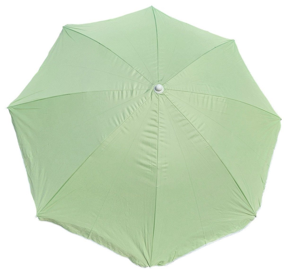 Meinposten Sonnenschirm Strandschirm Strand Reise Stabil UV Schutz UPF 50+ grün 170 cm, abknickbar