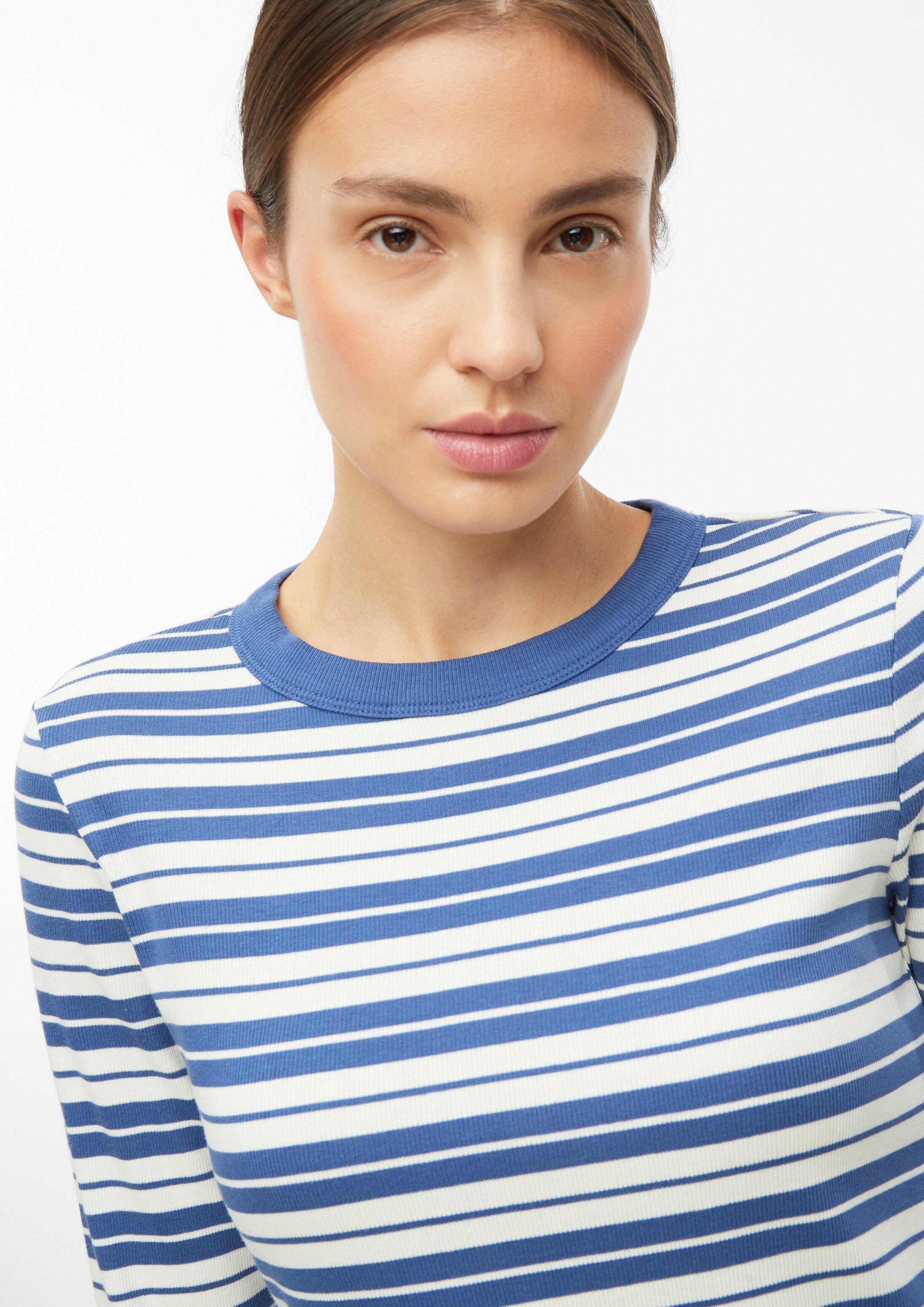 s.Oliver 3/4-Arm-Shirt T-Shirt 3/4-Arm-Rippshirt im Slim Fit