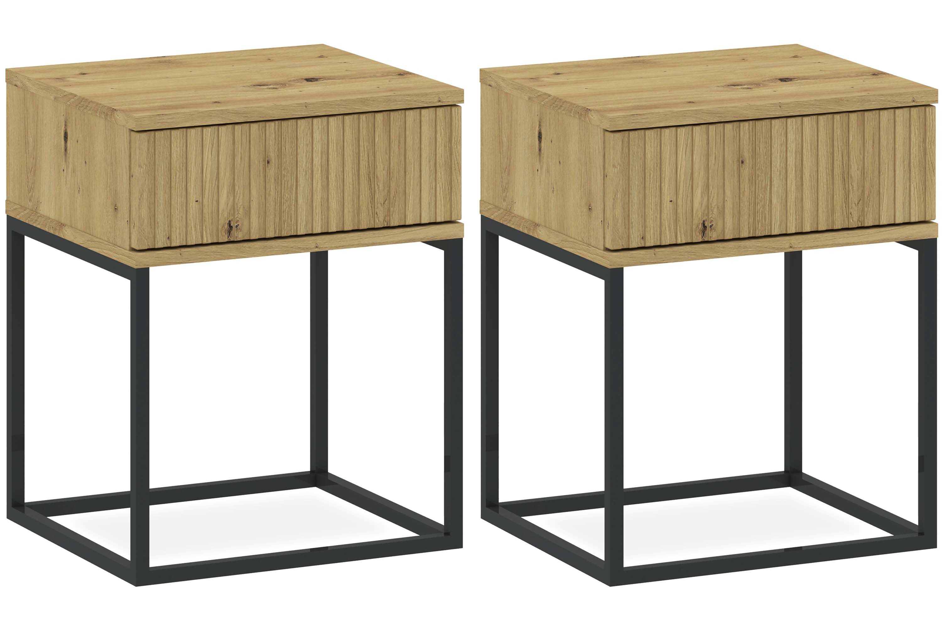 KONSIMO® Nachttisch RECTUS Nachtschrank, Modern, hergestellt in der EU (2-S günstig online kaufen