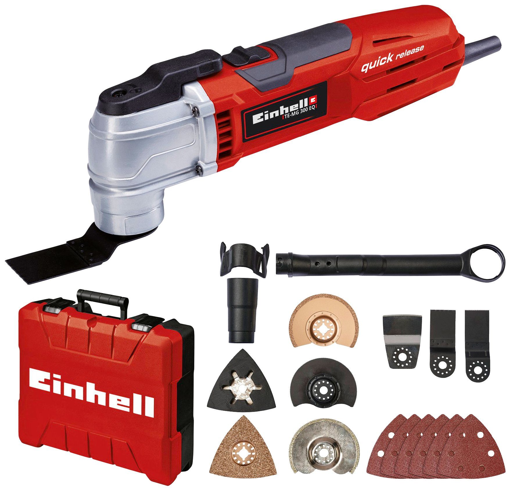 Einhell ElektroMultifunktionswerkzeug »TEMG 300 EQ Kit«, 220240 V