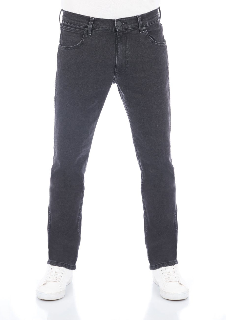 Fit Straight-Jeans Black mit (WSS3HT62D) Wrangler Stretch Herren Jeanshose Denim Out Regular Greensboro Hose