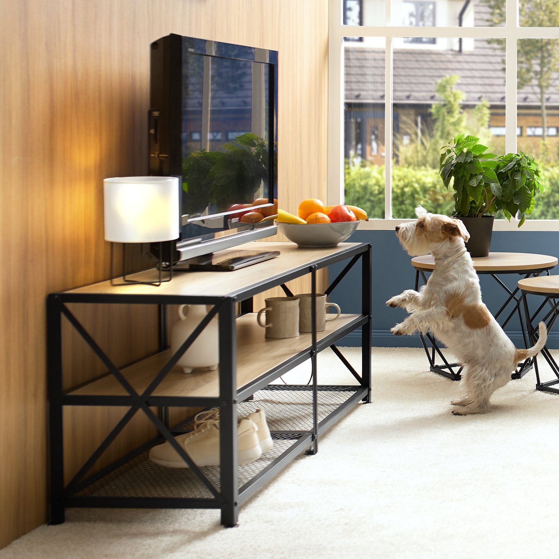 tectake Lowboard TV-Regal (TV-Schrank, Montagematerial, Montageanleitung), günstig online kaufen