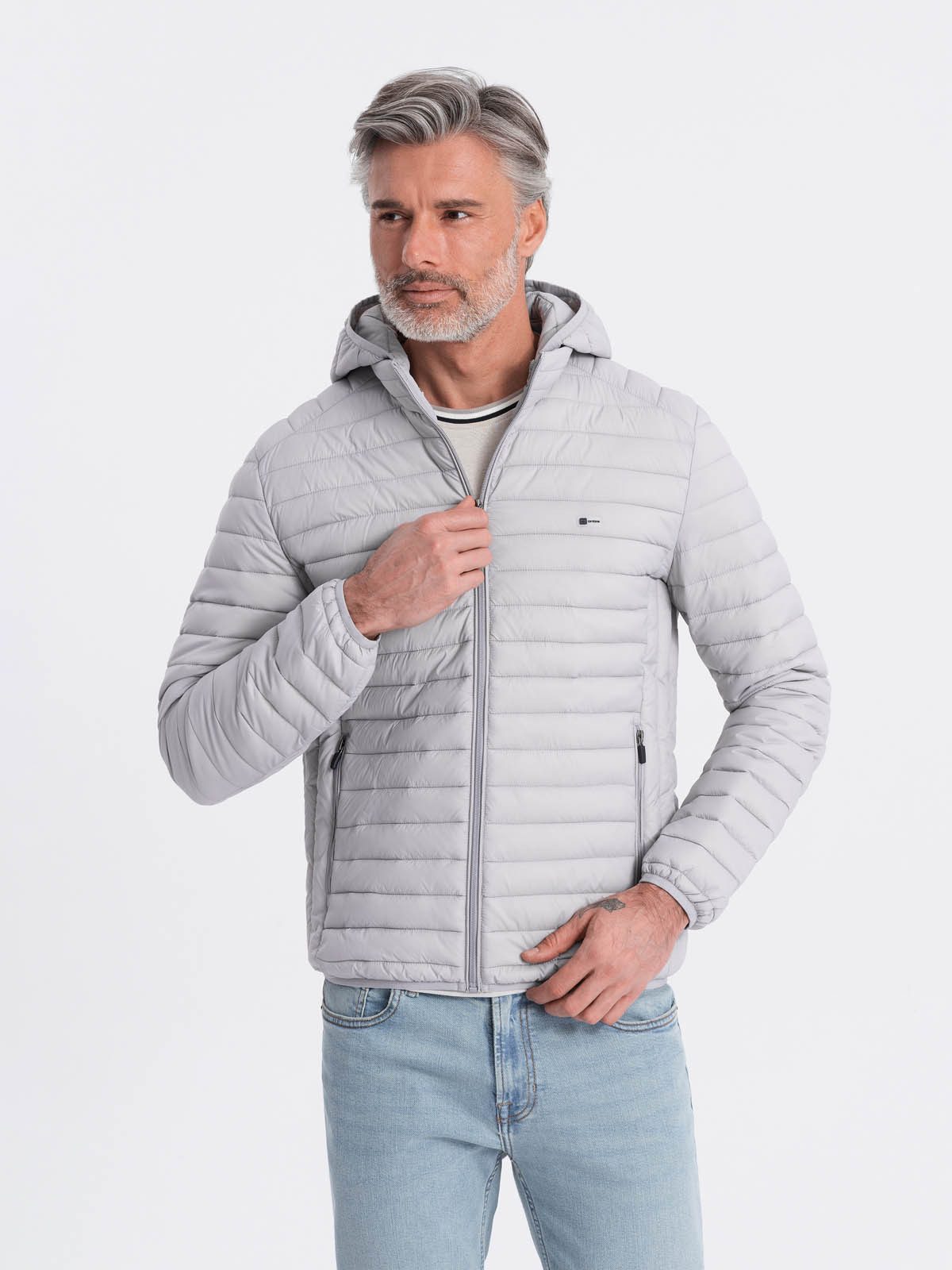 OMBRE Steppjacke Steppjacke für Männer in einer Tasche verpackt günstig online kaufen