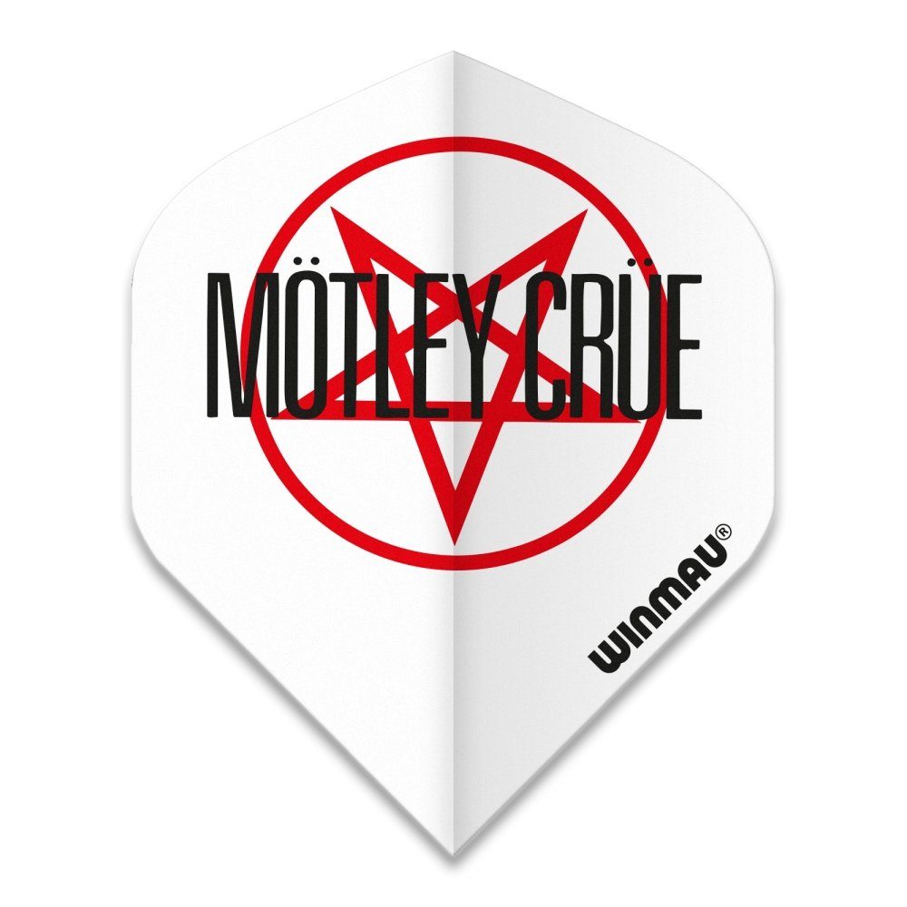 Winmau Dartpfeil Flights Rock Legends Mötley Crüe Logo, 100 micron