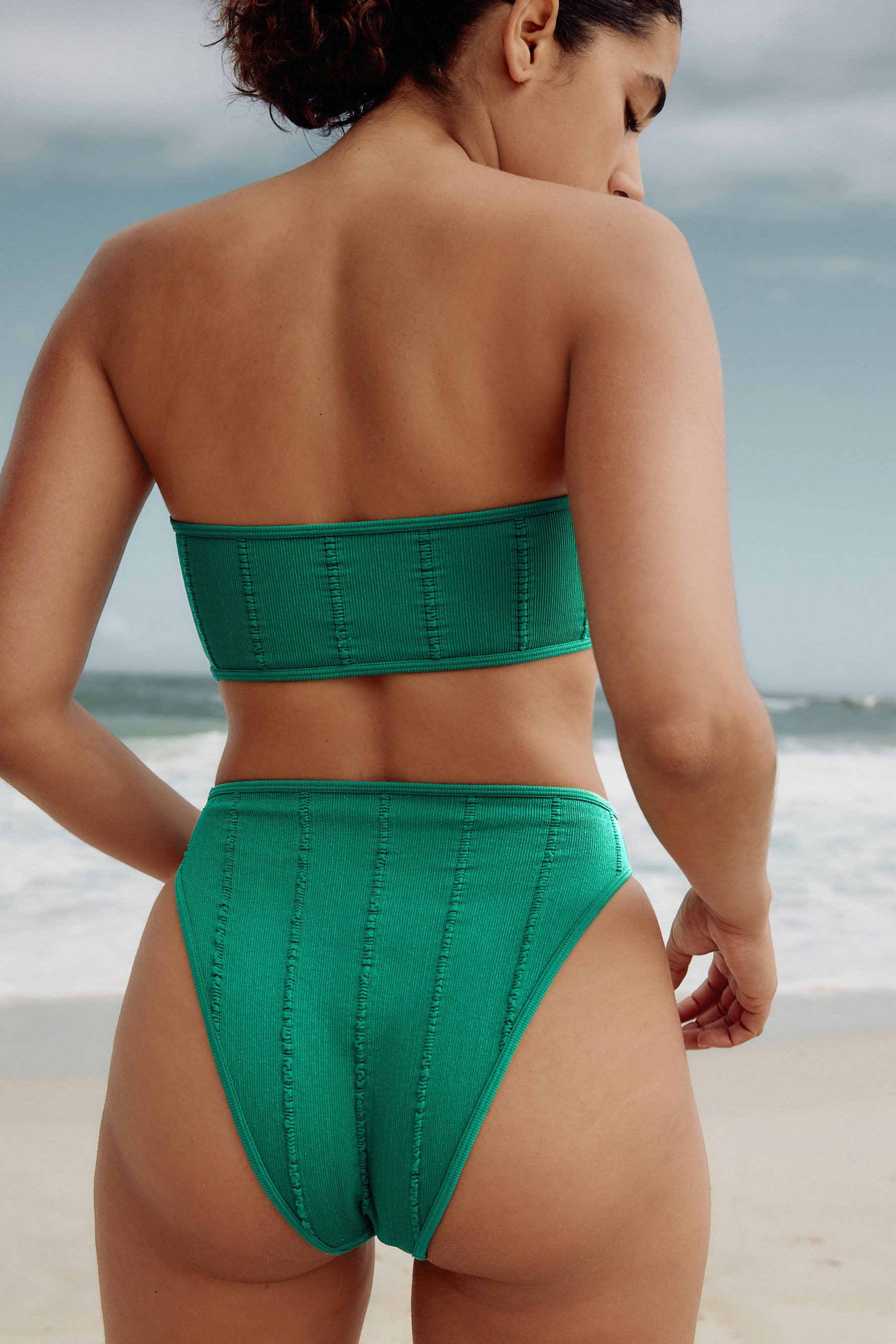 self Highwaist-Bikini-Hose High-Waist-Bikinihose mit hohem Beinausschnitt (1-St)