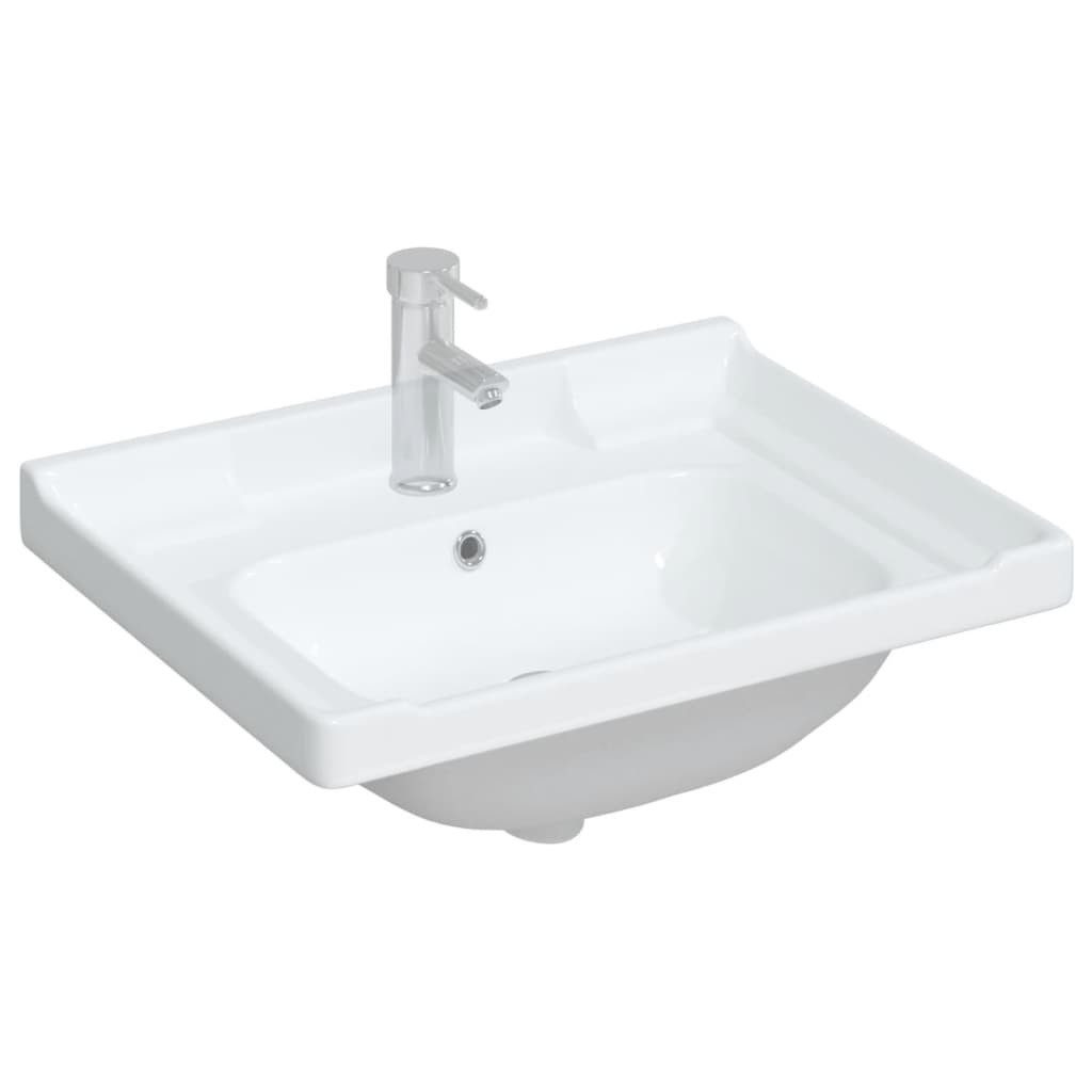 vidaXL Waschbecken Waschbecken Weiß 61x48x23 cm günstig online kaufen