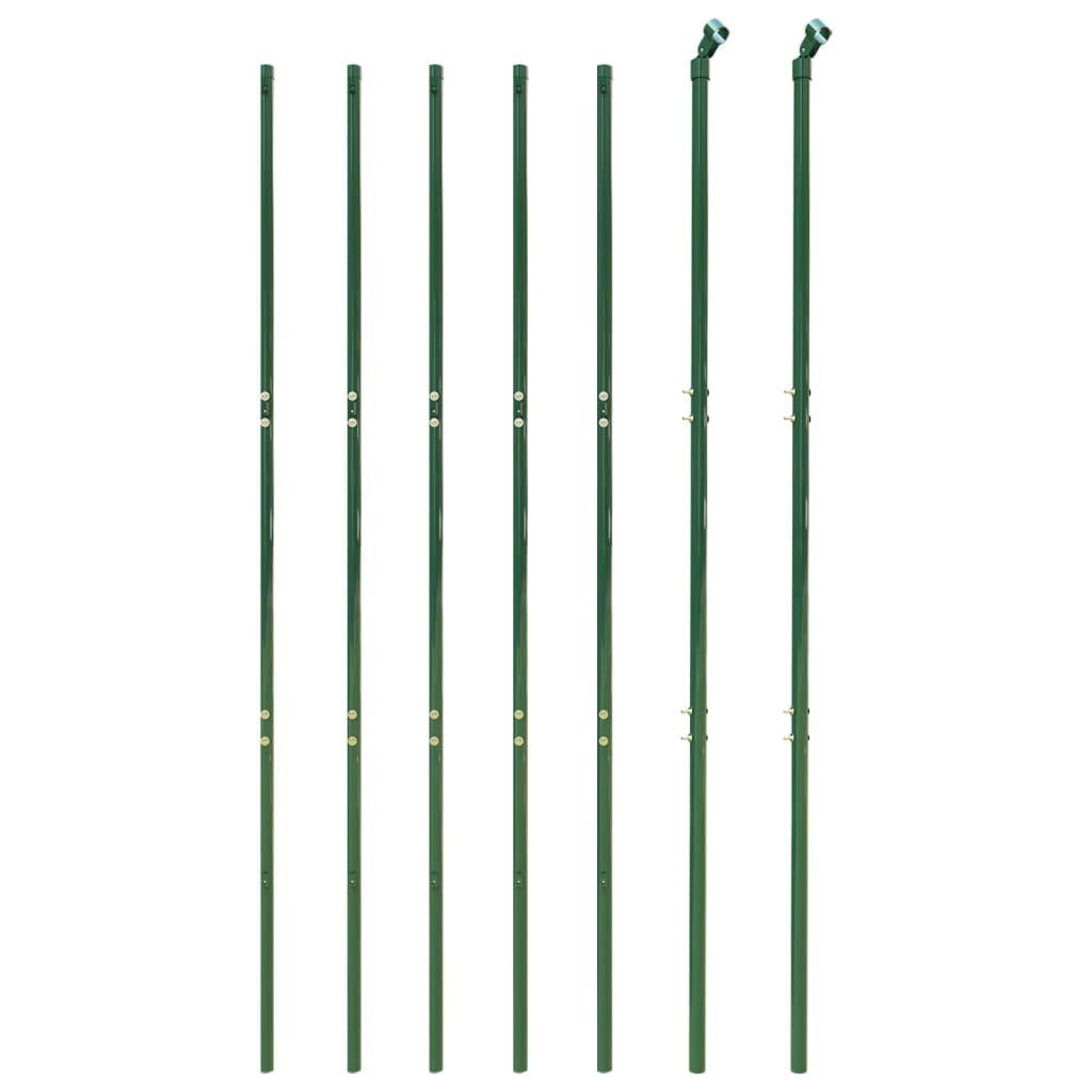 vidaXL Gartenzaun Maschendrahtzaun Grün 1,6x10 m, (1-St)